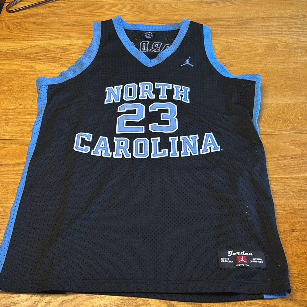 Vintage Jordan North Carolina National Championship Jersey 1982 used - Picture 7 of 9